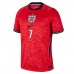 England Bukayo Saka #7 Borta Kläder VM 2026 Kortärmad